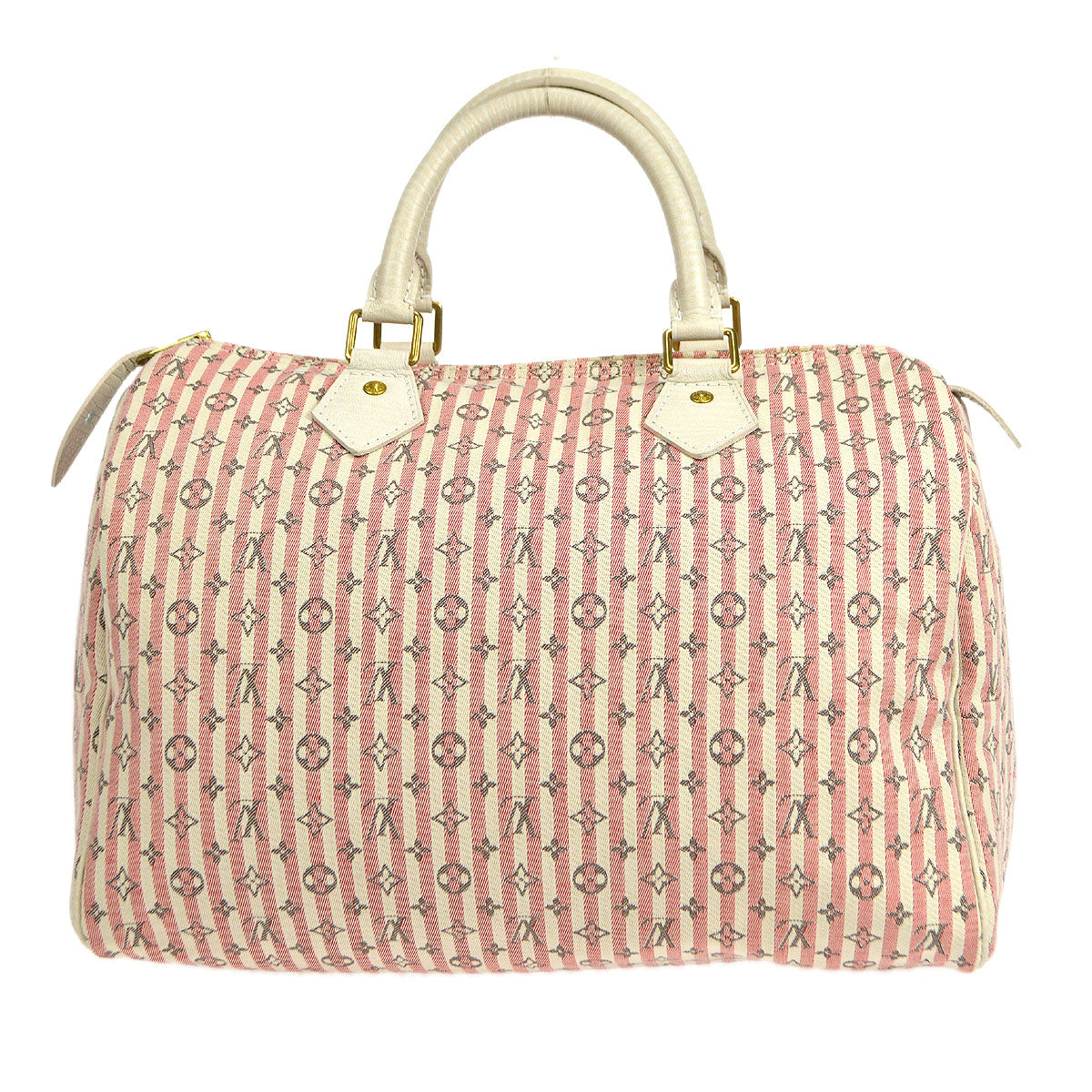 LOUIS VUITTON SPEEDY 30 CROISETTE HANDBAG MONOGRAM MINI LIN