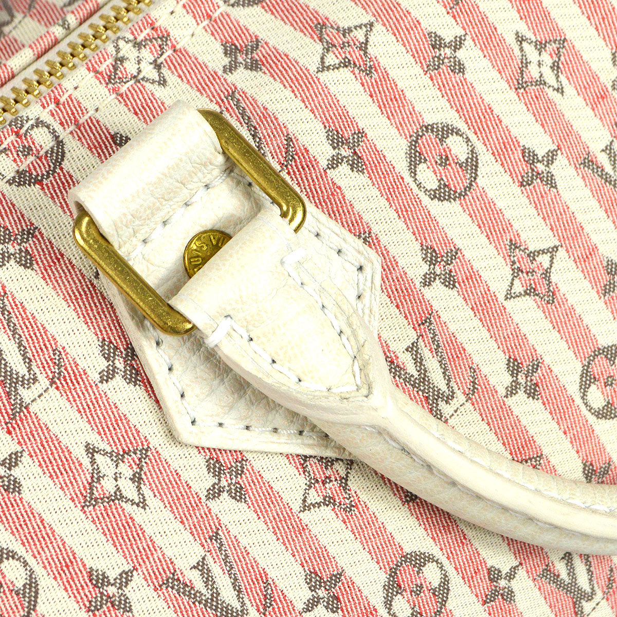 LOUIS VUITTON SPEEDY 30 CROISETTE HANDBAG MONOGRAM MINI LIN