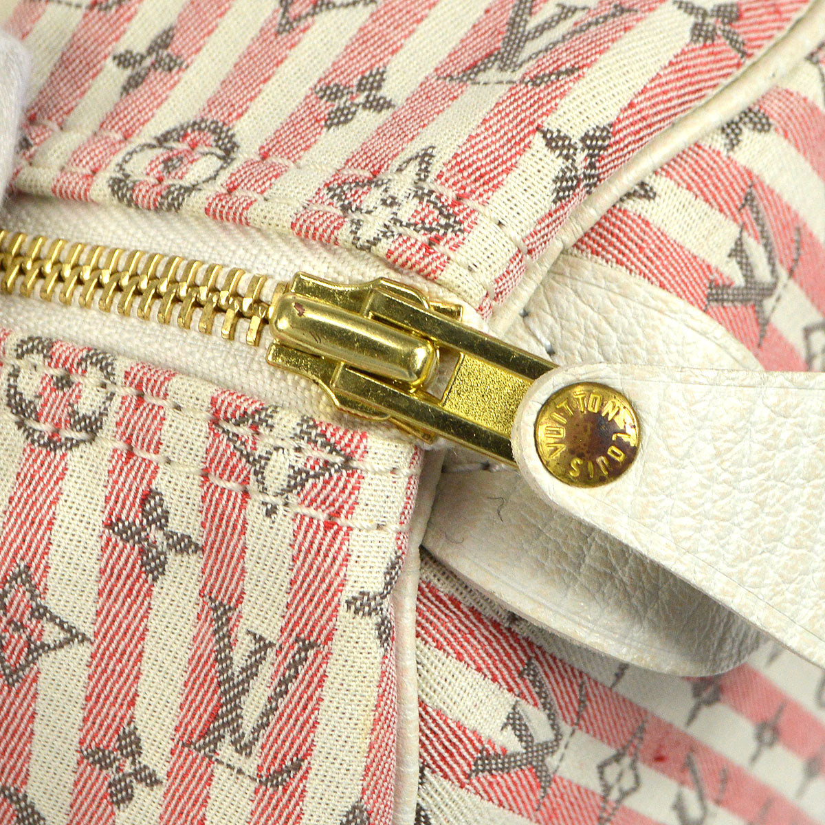 LOUIS VUITTON SPEEDY 30 CROISETTE HANDBAG MONOGRAM MINI LIN