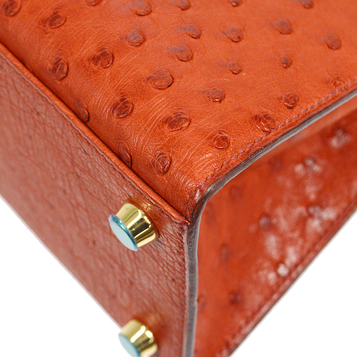 HERMES Mini KELLY 20 Sanguine Ostrich