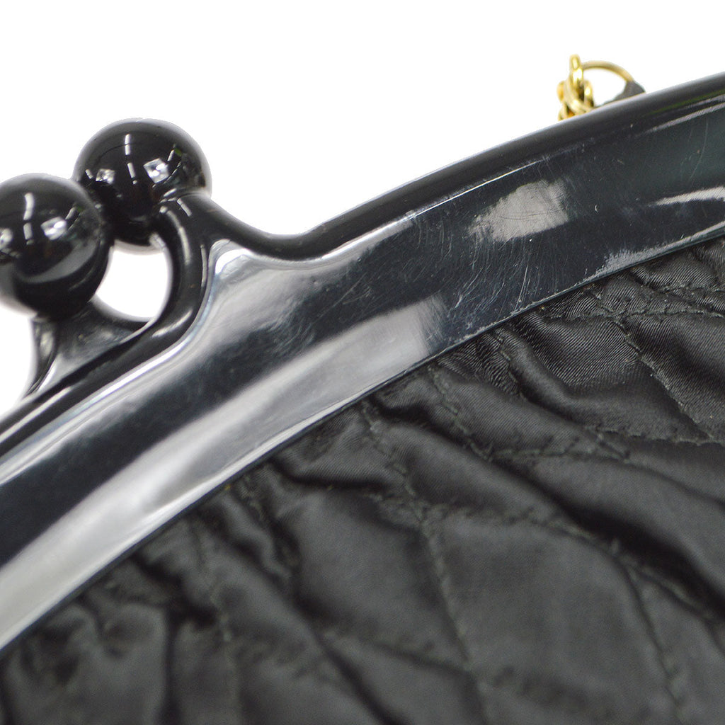 CHANEL 1986-1988 Kisslock Shoulder Bag Small