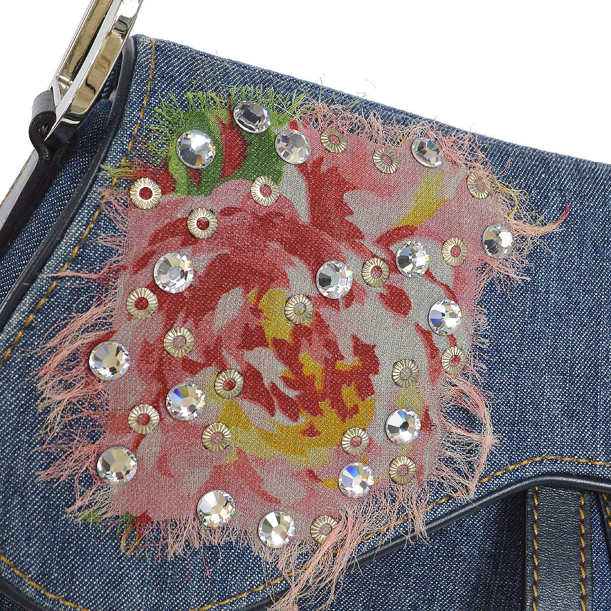Christian Dior floral-printed Saddle Bag Medium