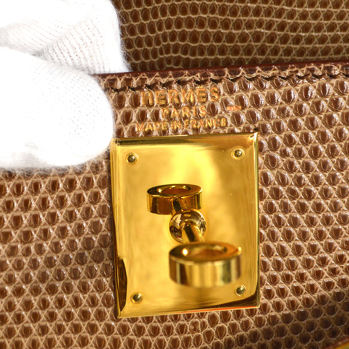 HERMES * 1995 KELLY 28 SELLIER Etrusque Lizard