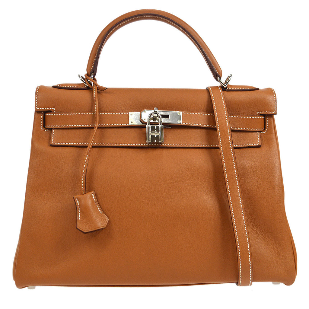 HERMES 2006 KELLY 32 RETOURNE Gold Swift