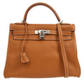 HERMES 2006 KELLY 32 RETOURNE Gold Swift
