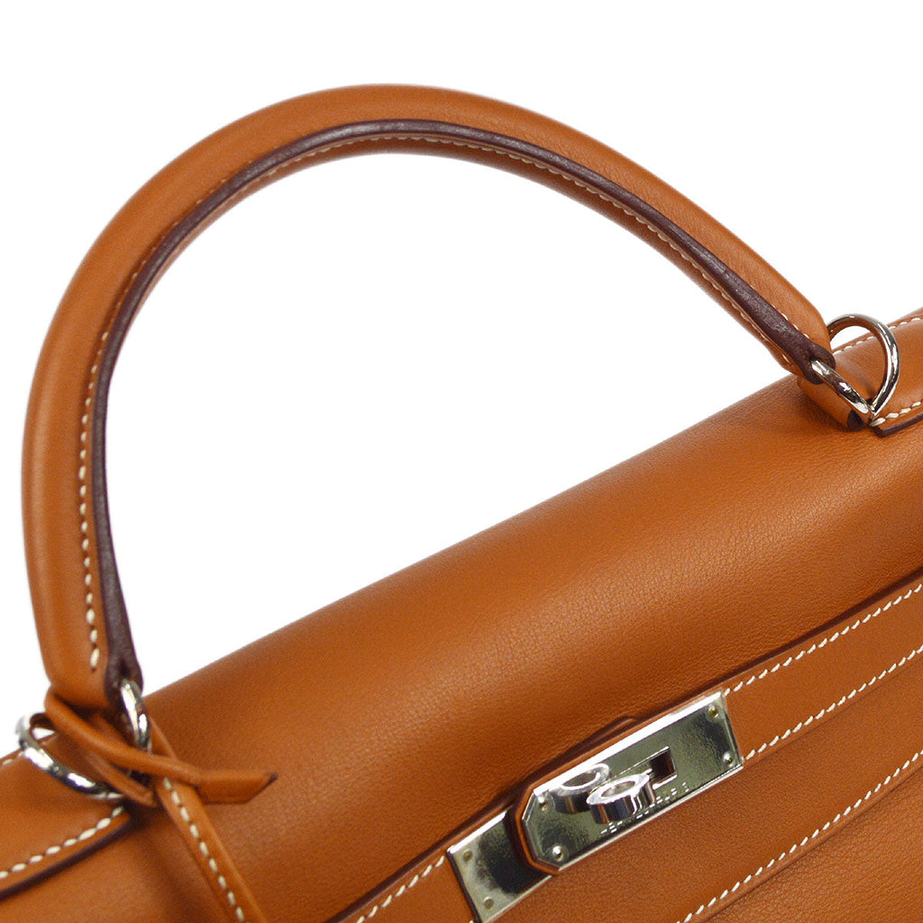 HERMES 2006 KELLY 32 RETOURNE Gold Swift