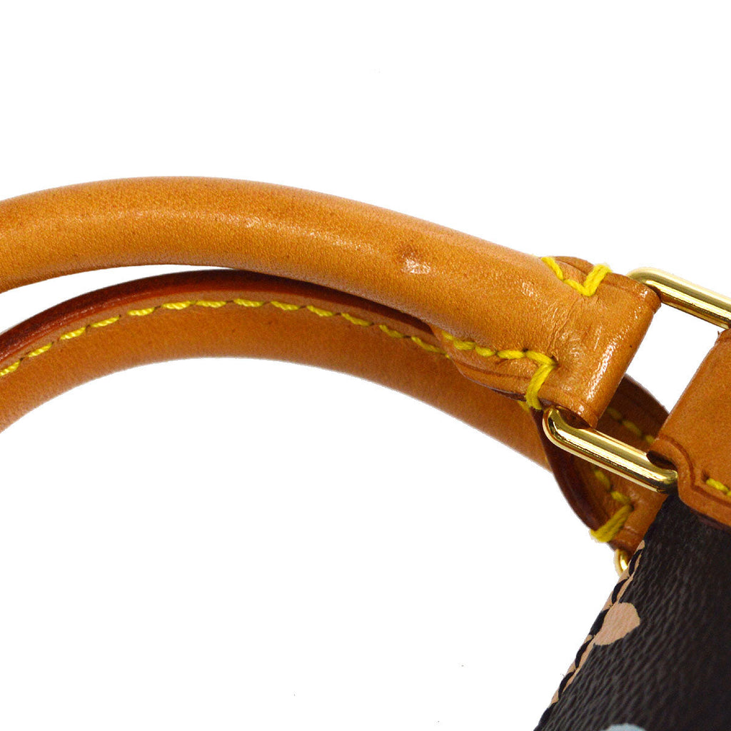 LOUIS VUITTON MINI SPEEDY HANDBAG NOIR MONOGRAM MULTI