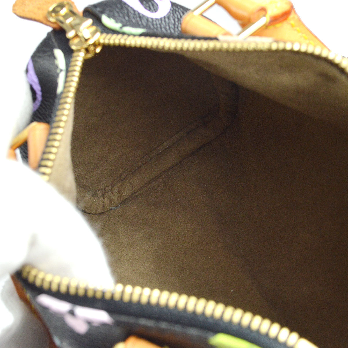 LOUIS VUITTON MINI SPEEDY HANDBAG NOIR MONOGRAM MULTI