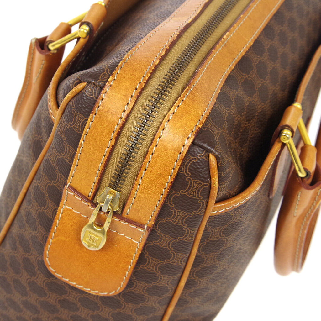 CELINE M94 Macadam Handbag Brown