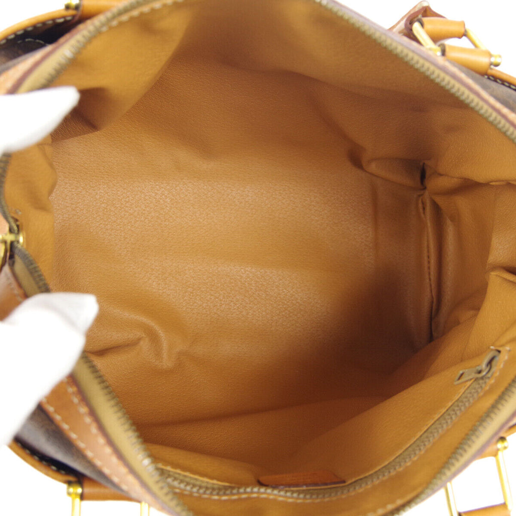 CELINE M94 Macadam Handbag Brown