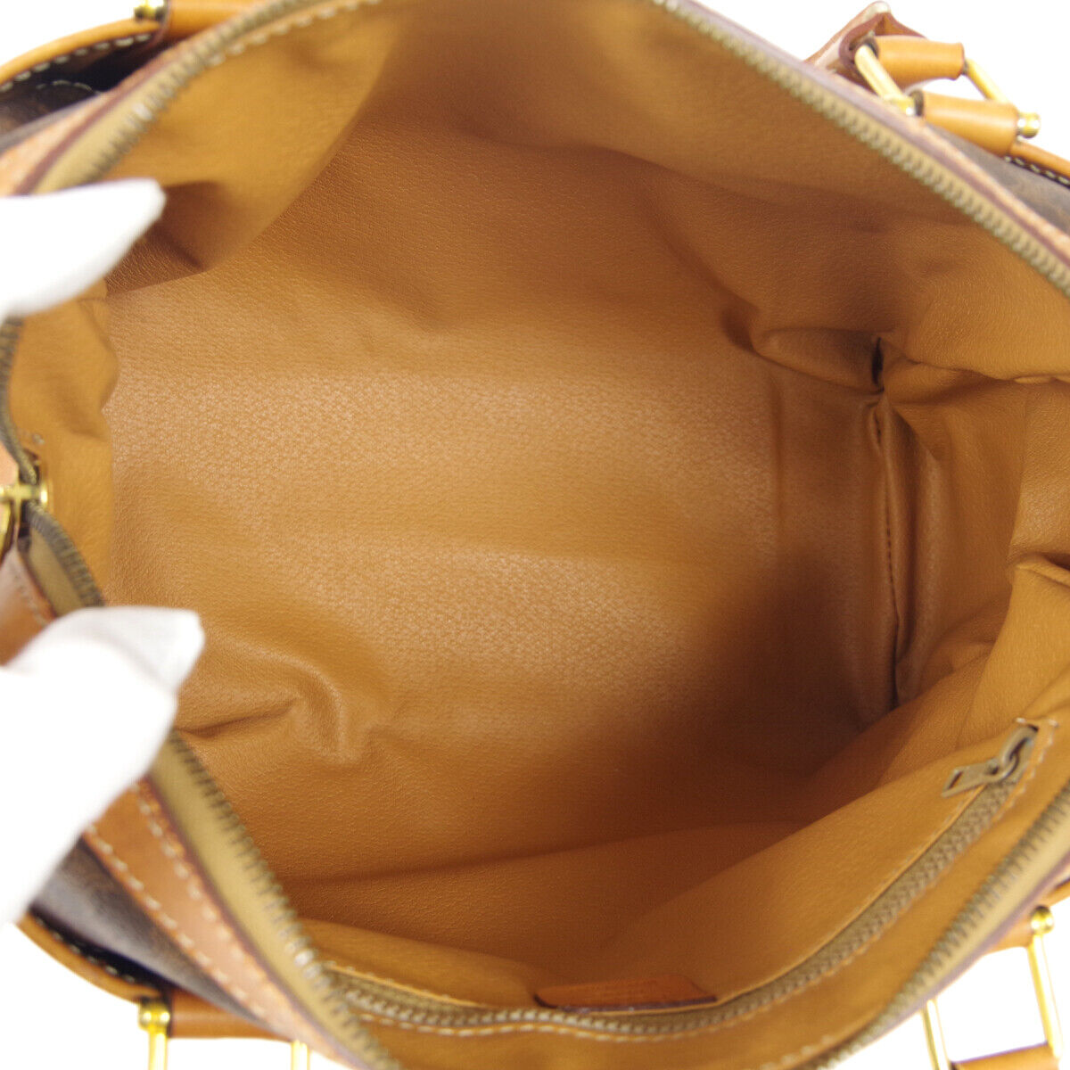 CELINE M94 Macadam Handbag Brown