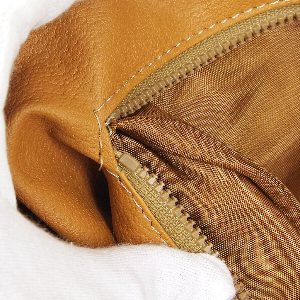 CELINE M94 Macadam Handbag Brown