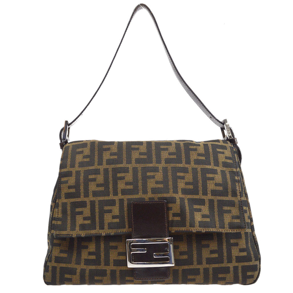 FENDI 1990s Zucca Mamma Baguette Large