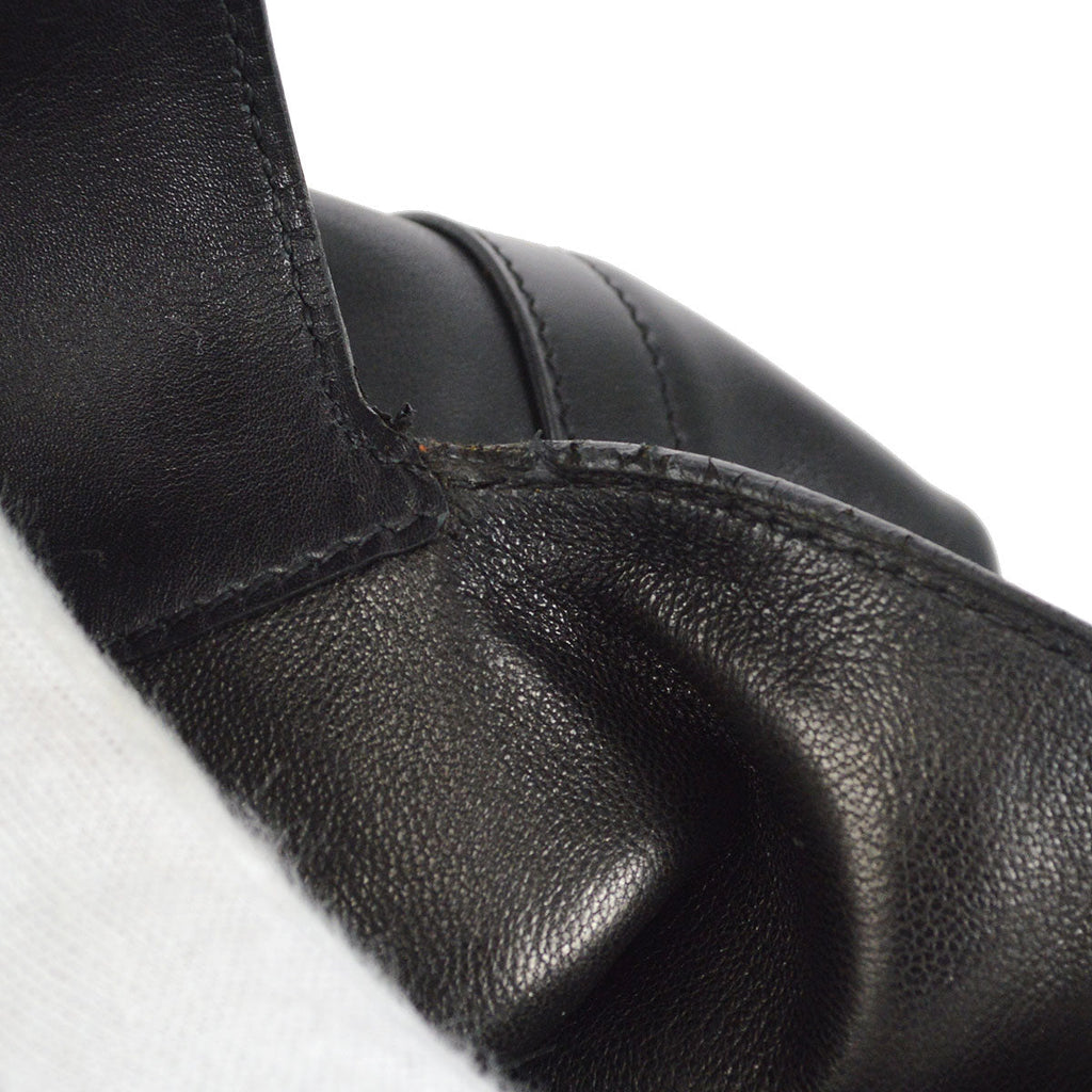 HERMES by Margiela 2002 Initiales Black Ever Calf