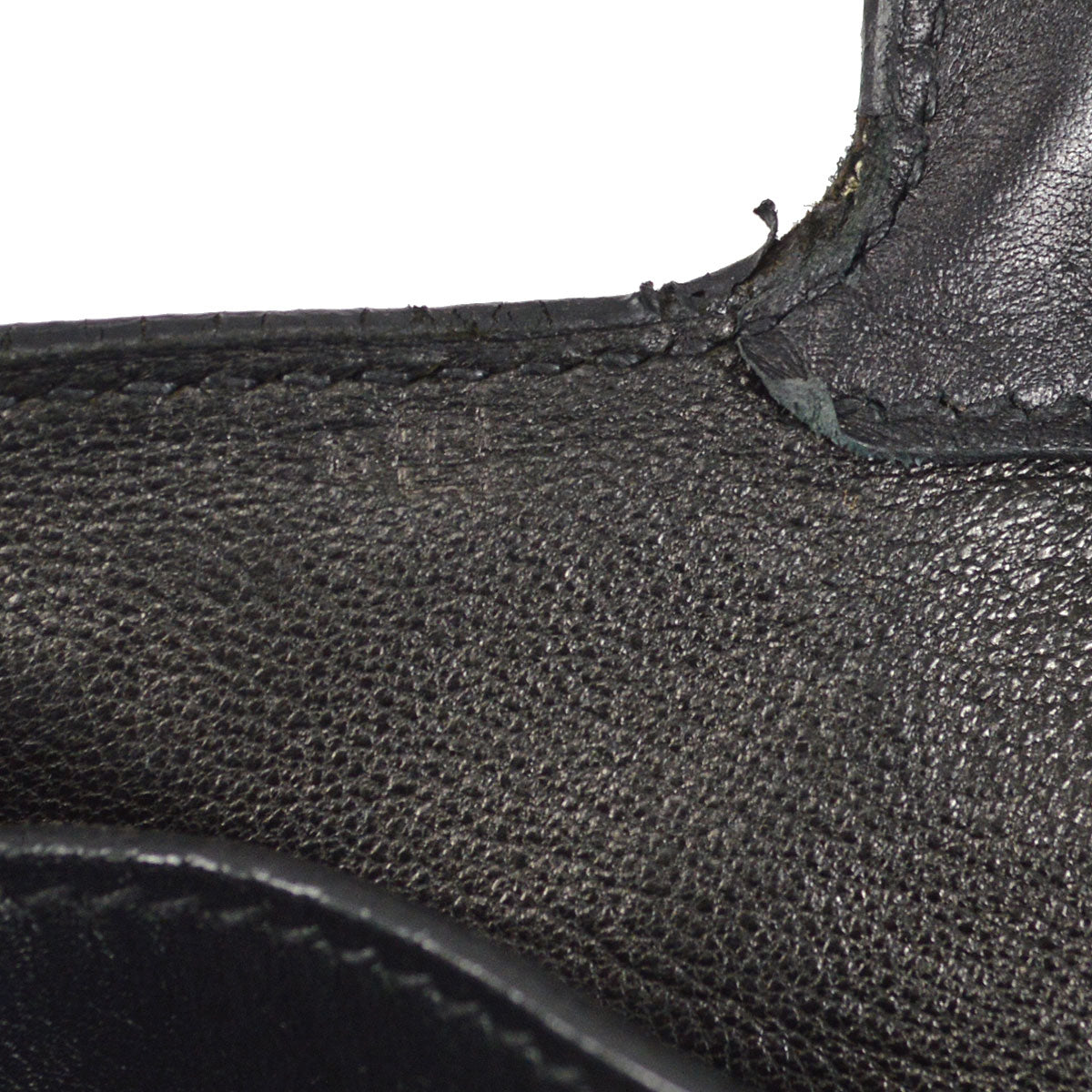 HERMES by Margiela 2002 Initiales Black Ever Calf