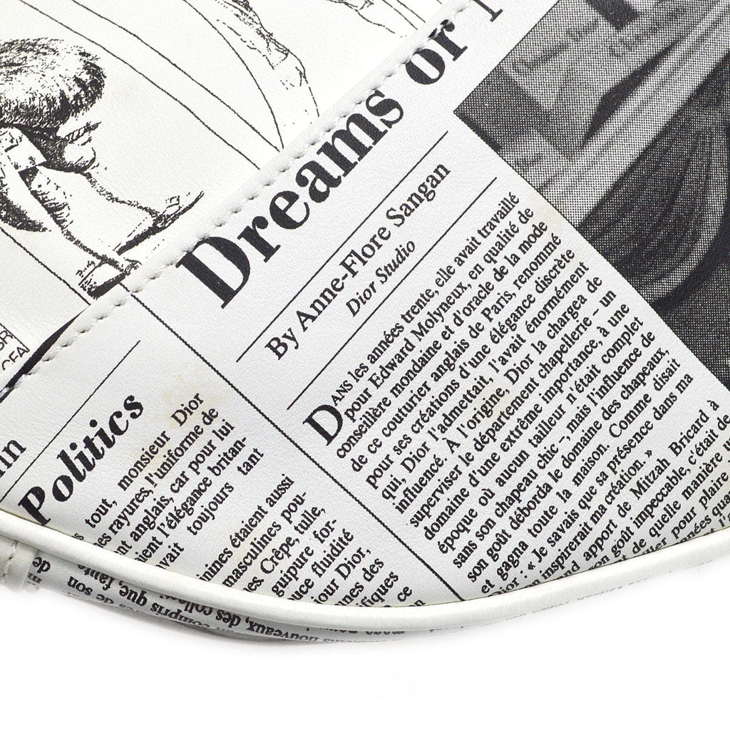 Christian Dior Newspaper Saddle Bag Medium