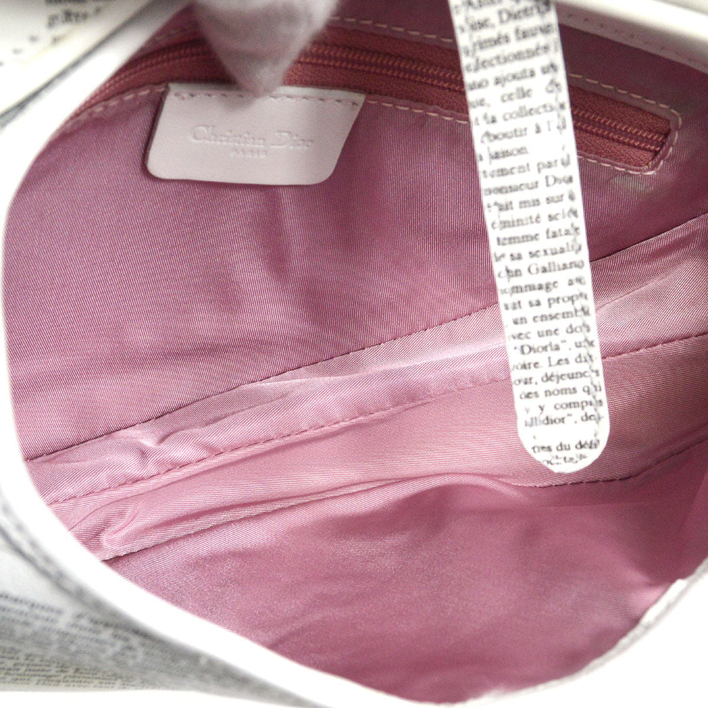 Christian Dior Newspaper Saddle Bag Medium
