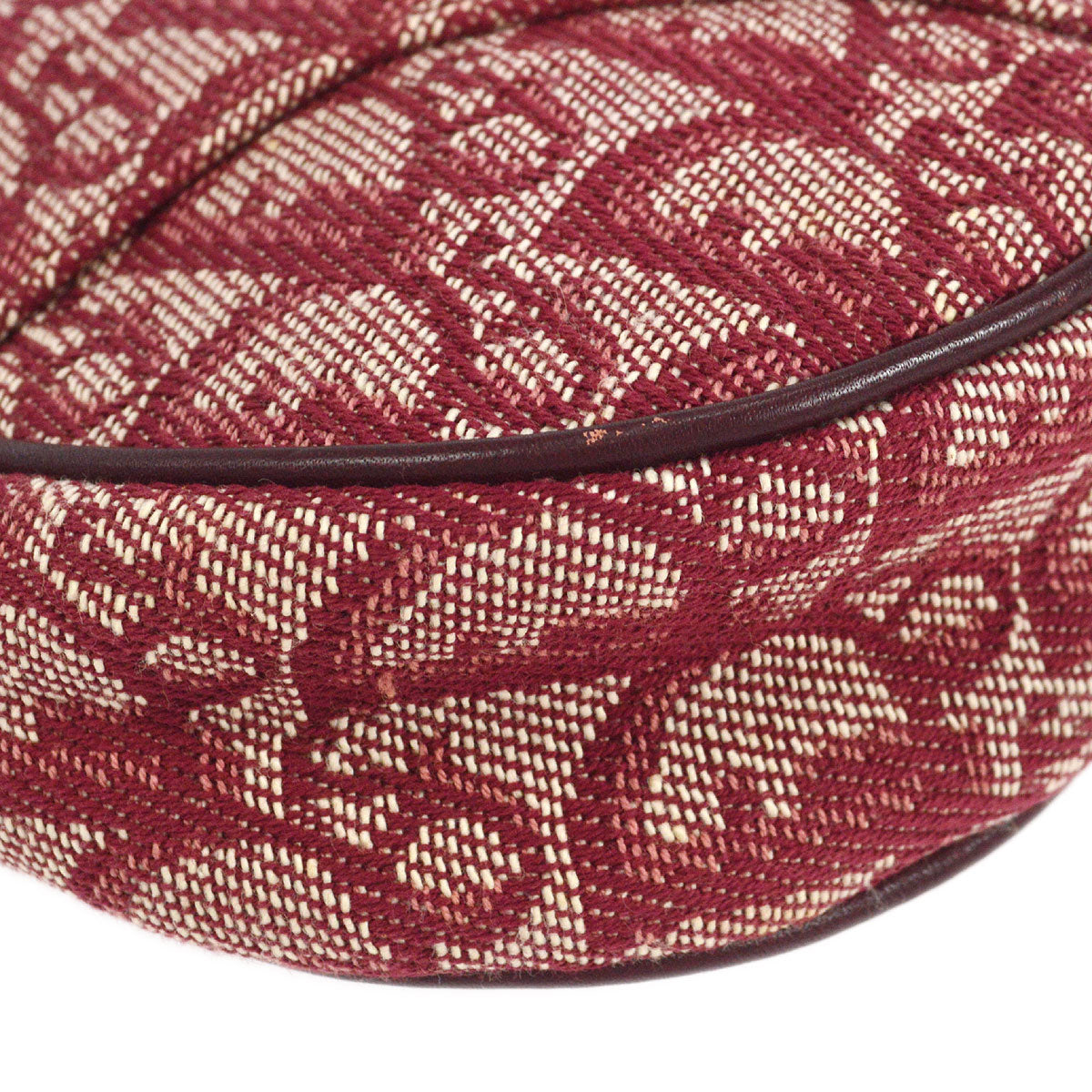 Christian Dior Trotter Saddle Bag Mini Bordeaux
