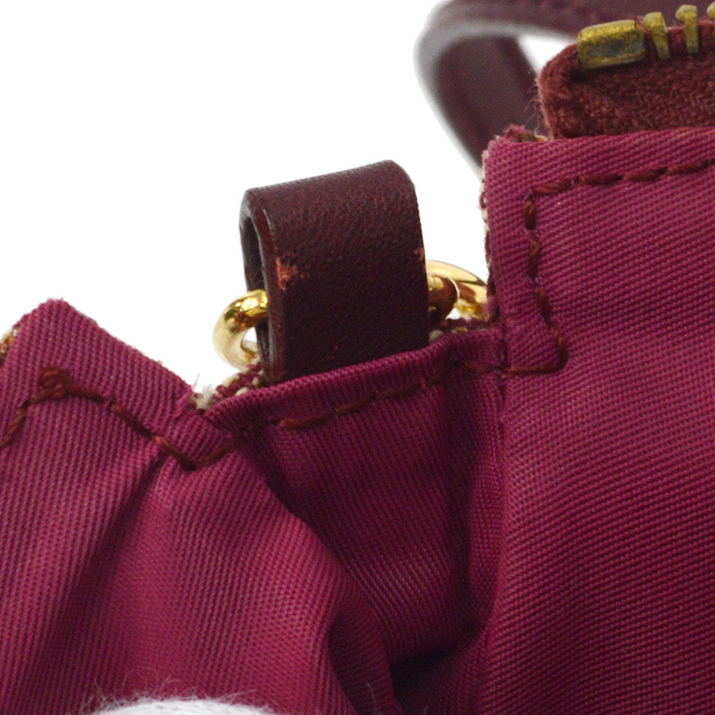 Christian Dior Trotter Saddle Bag Mini Bordeaux