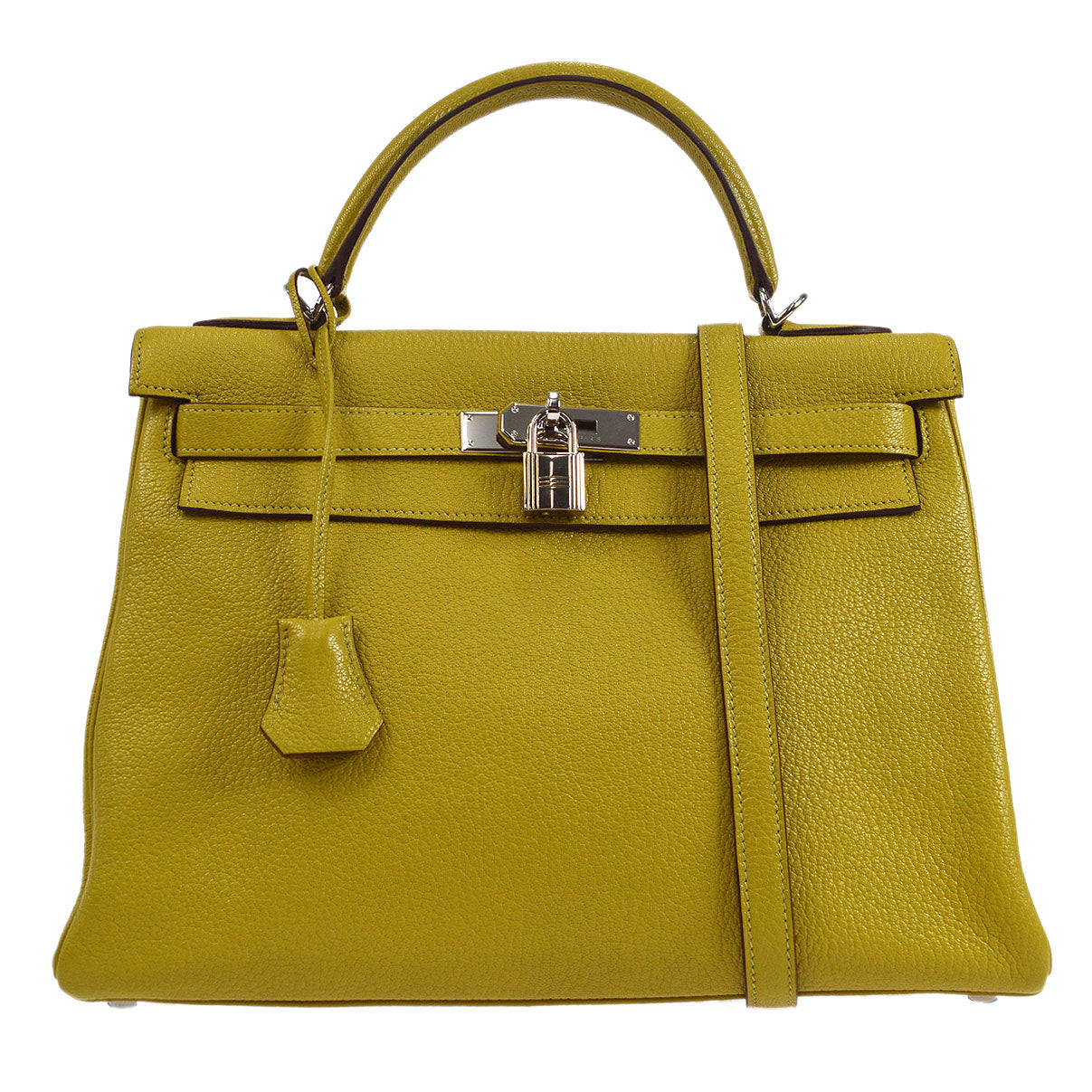 HERMES 2008 KELLY 32 RETOURNE Chevre Cardamome