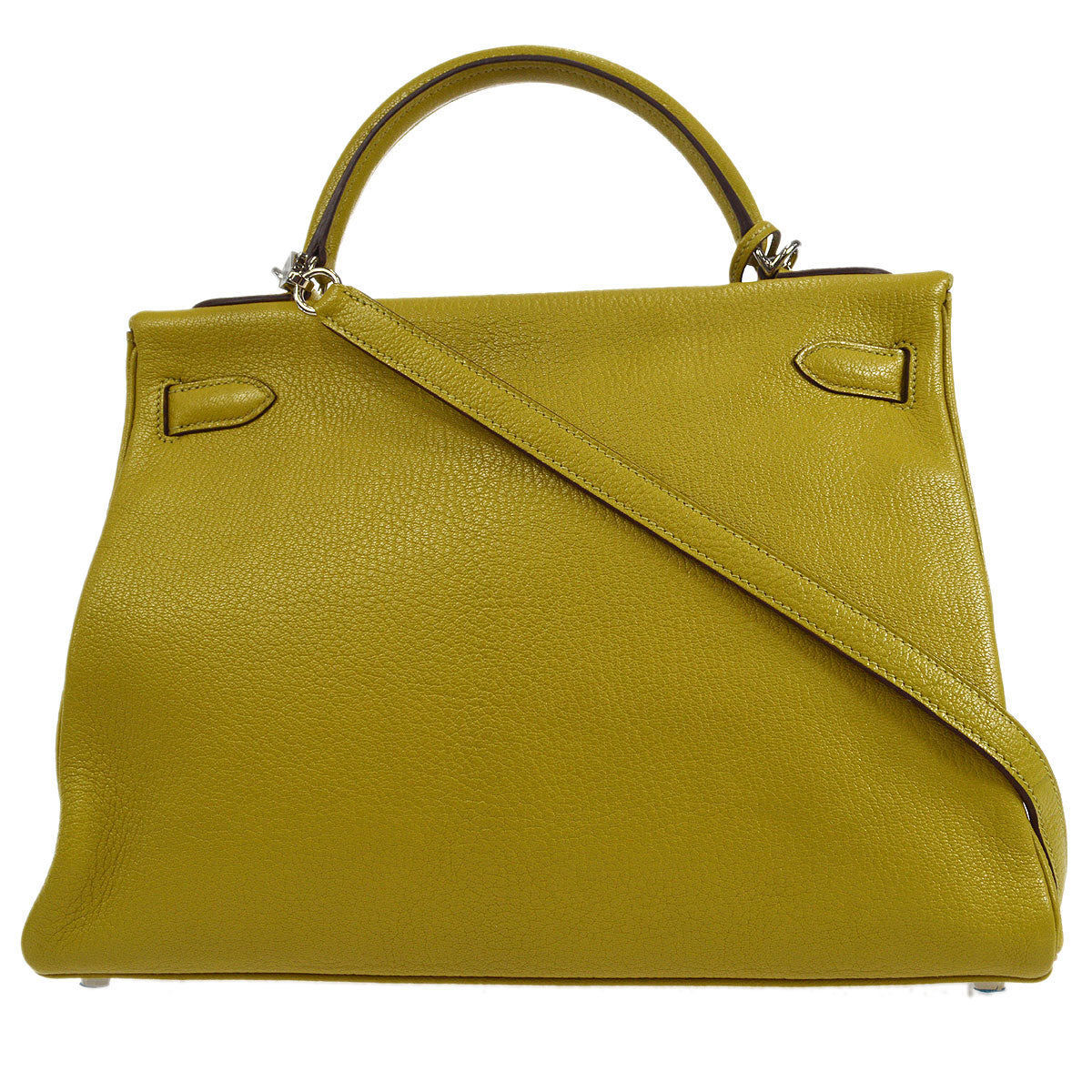 HERMES 2008 KELLY 32 RETOURNE Chevre Cardamome