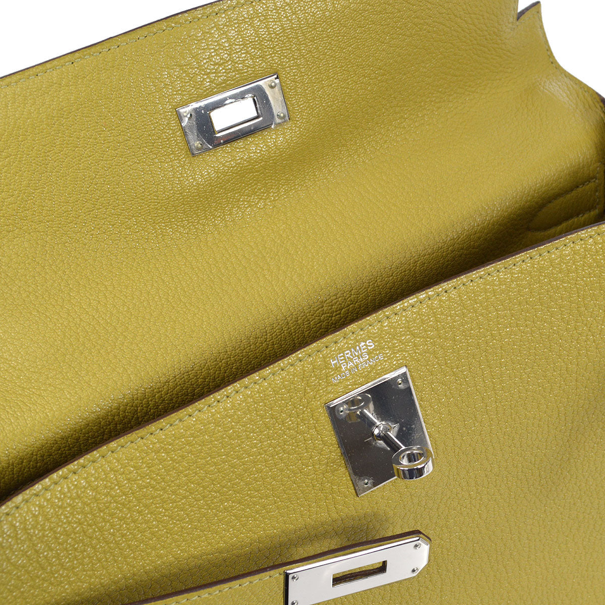 HERMES 2008 KELLY 32 RETOURNE Chevre Cardamome