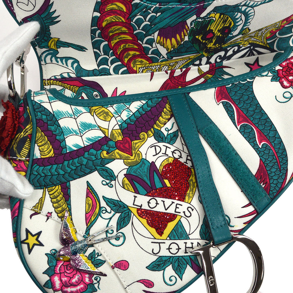 Christian Dior LOVES JOHN Saddle Bag Medium