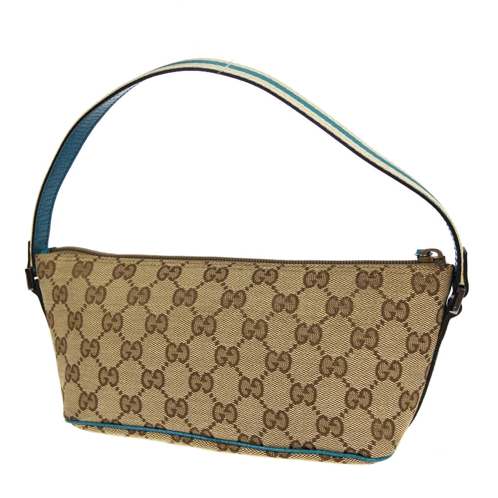 GUCCI GG Mini Handbag Blue Beige
