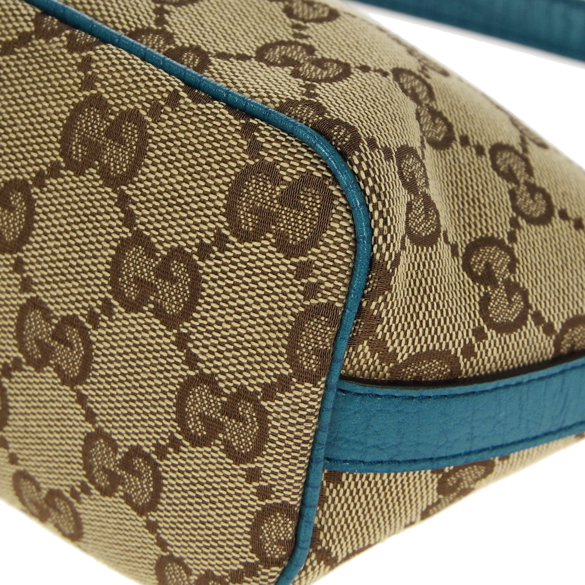 GUCCI GG Mini Handbag Blue Beige