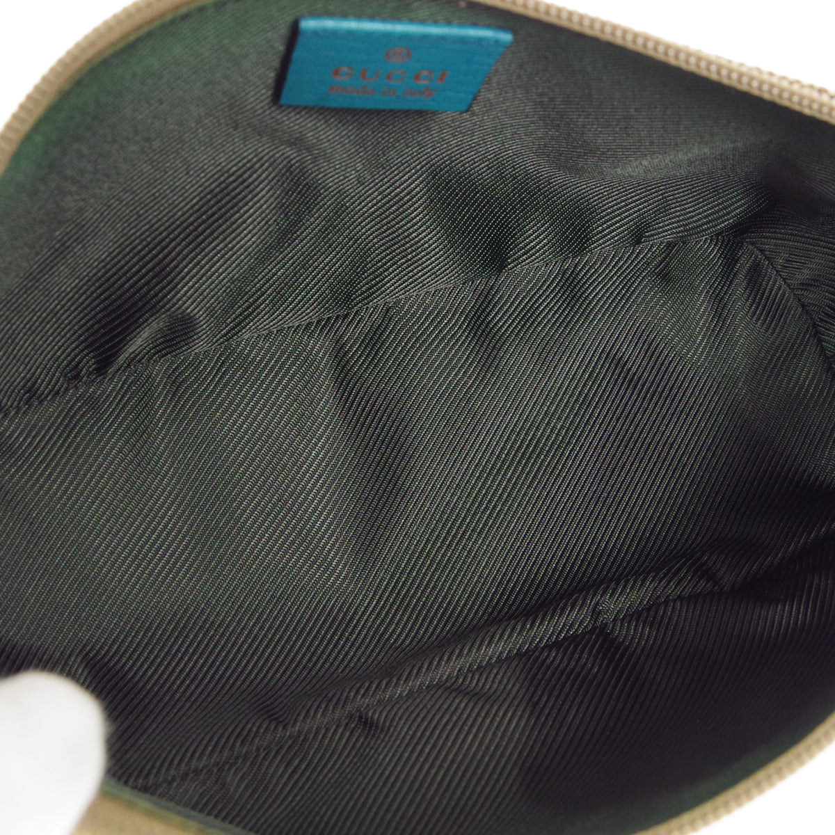 GUCCI GG Mini Handbag Blue Beige