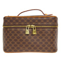 CELINE Macadam Vanity Handbag Brown