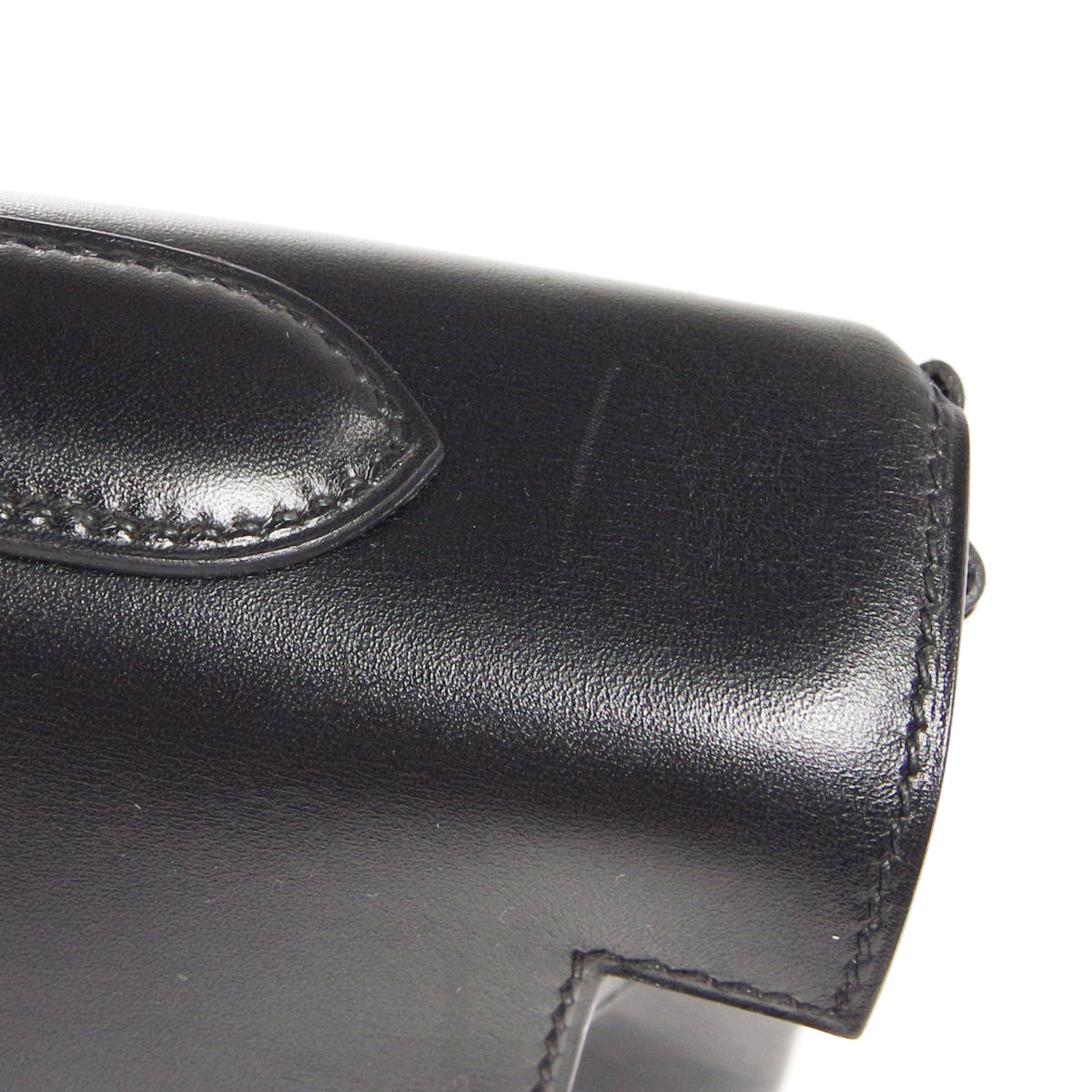 HERMES 1999 KELLY 35 RETOURNE Black Box Calf