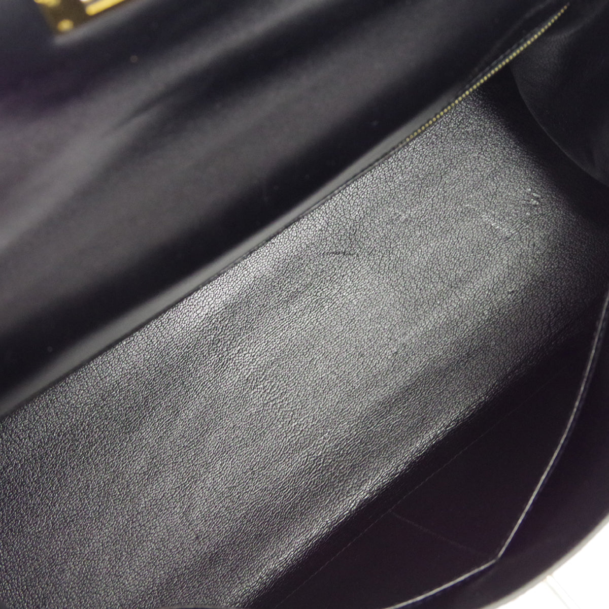 HERMES 1999 KELLY 35 RETOURNE Black Box Calf
