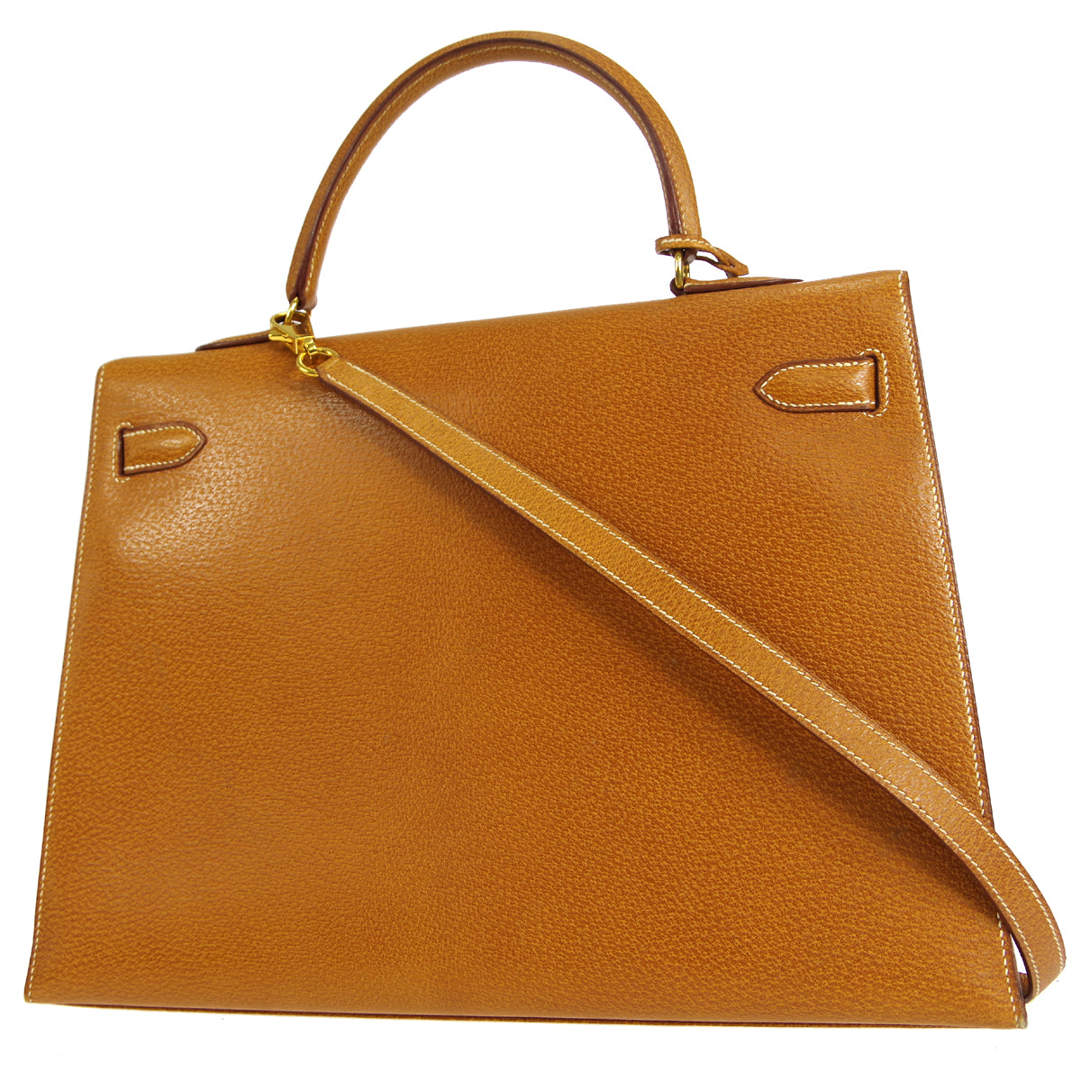 HERMES 1994 KELLY 35 SELLIER Natural Porc