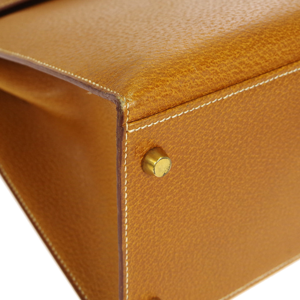 HERMES 1994 KELLY 35 SELLIER Natural Porc