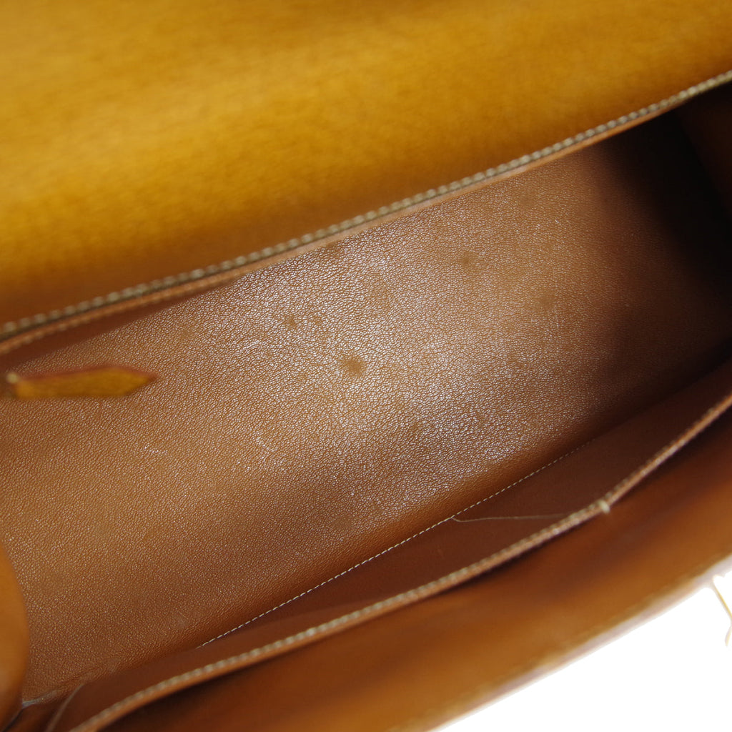 HERMES 1994 KELLY 35 SELLIER Natural Porc