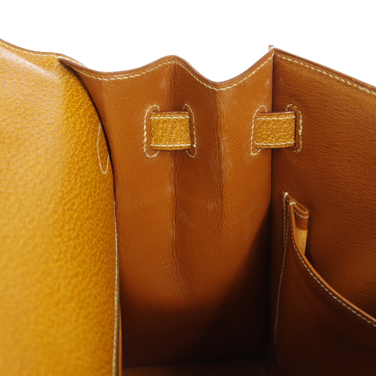 HERMES 1994 KELLY 35 SELLIER Natural Porc