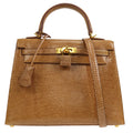 HERMES * 2000 KELLY 25 SELLIER Ficelle Lizard