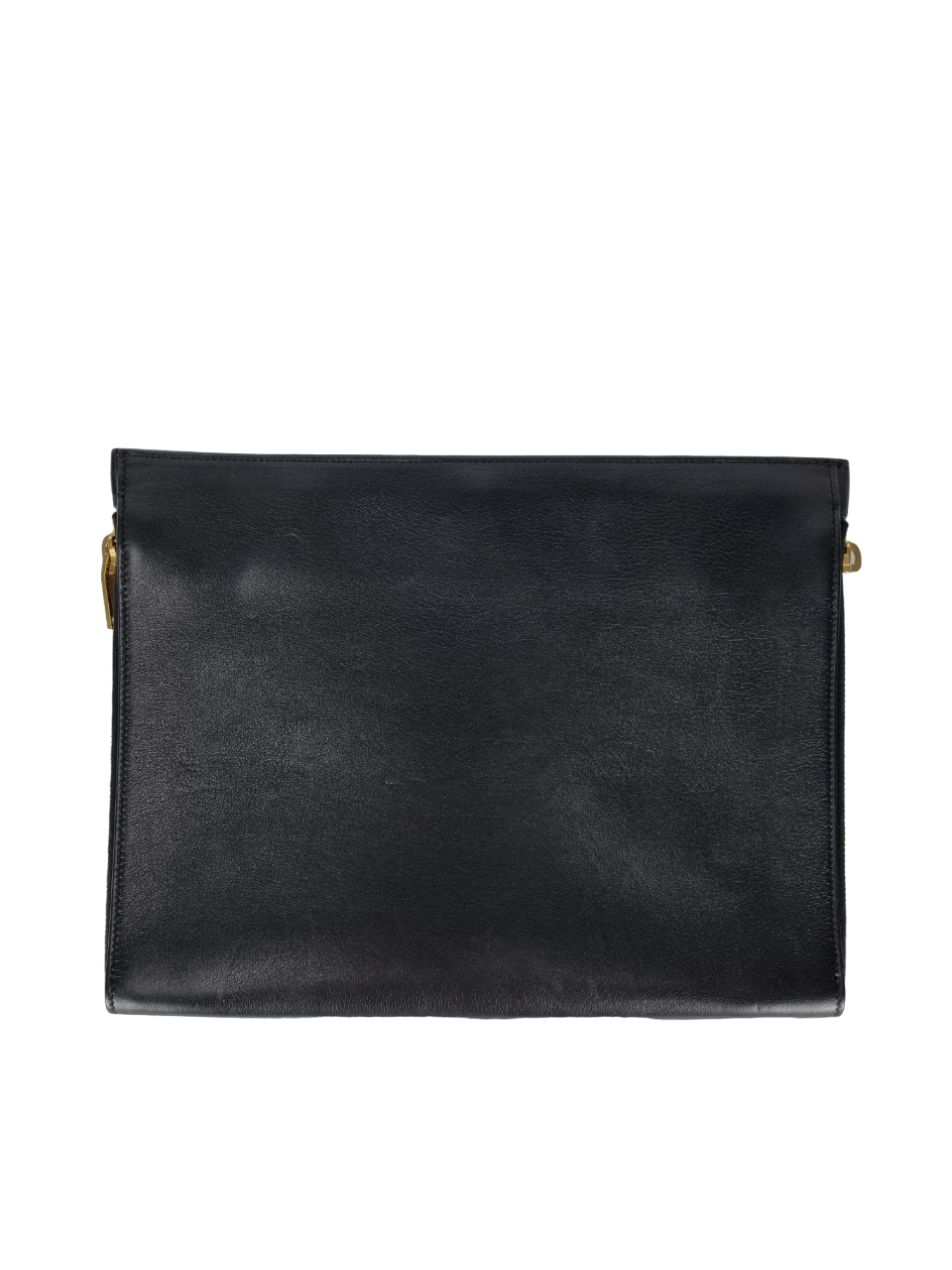 Saint Laurent Clutch in Black Leather