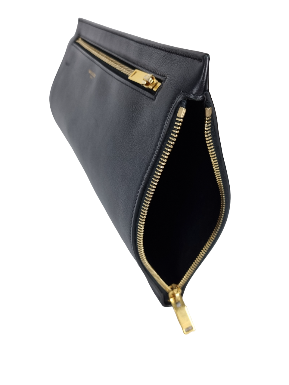 Saint Laurent Clutch in Black Leather
