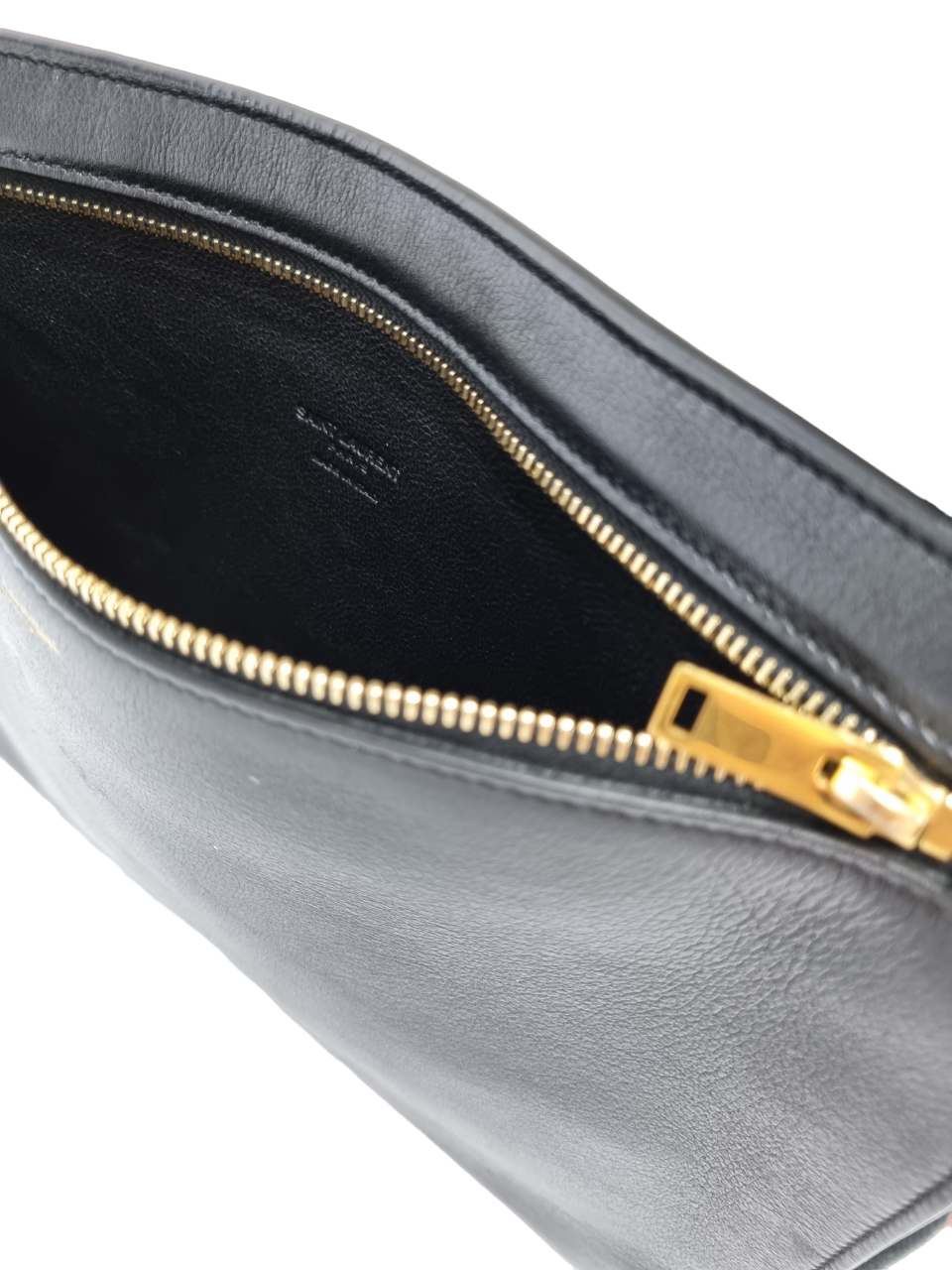 Saint Laurent Clutch in Black Leather