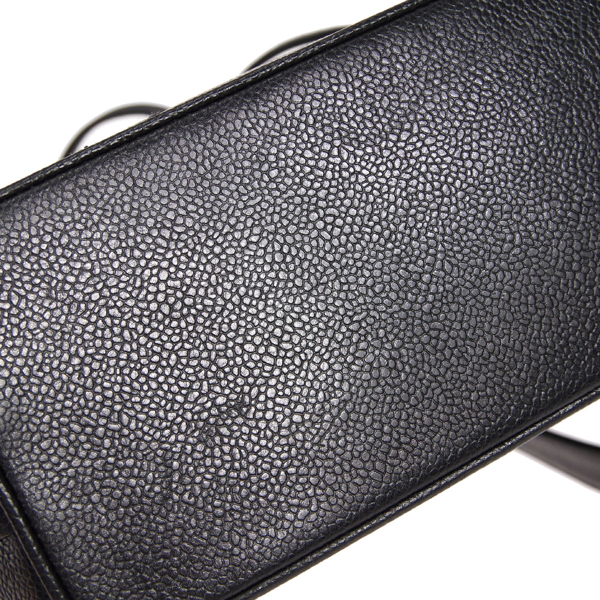 CHANEL 1994-1996 Triple CC Shoulder Bag Black Caviar