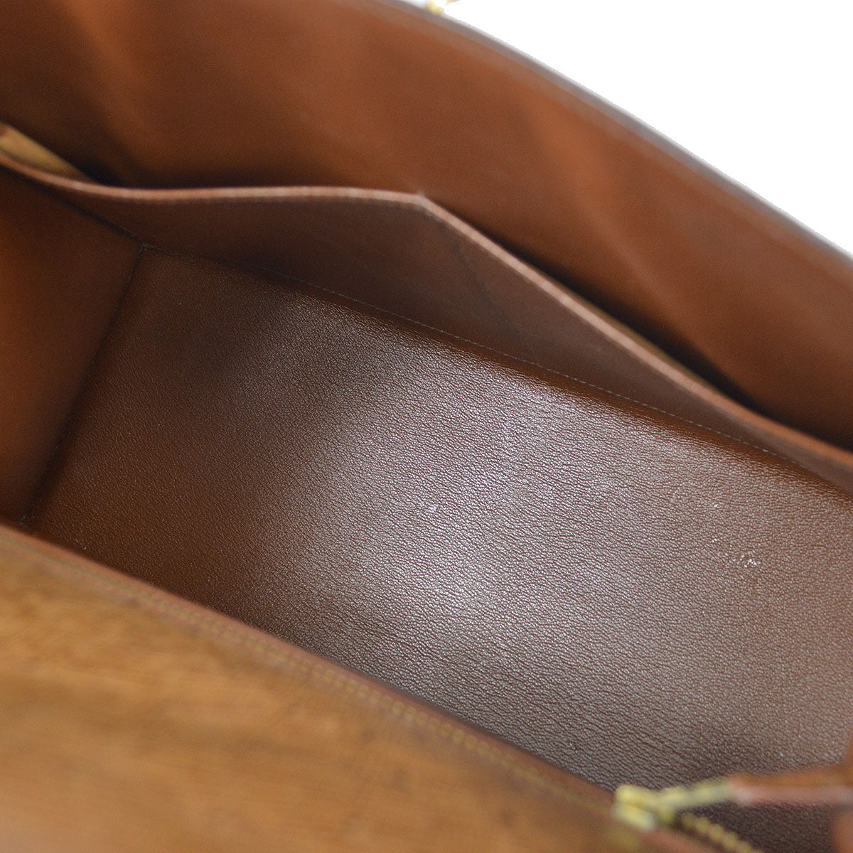 HERMES * 1993 KELLY 32 SELLIER Marron Ostrich