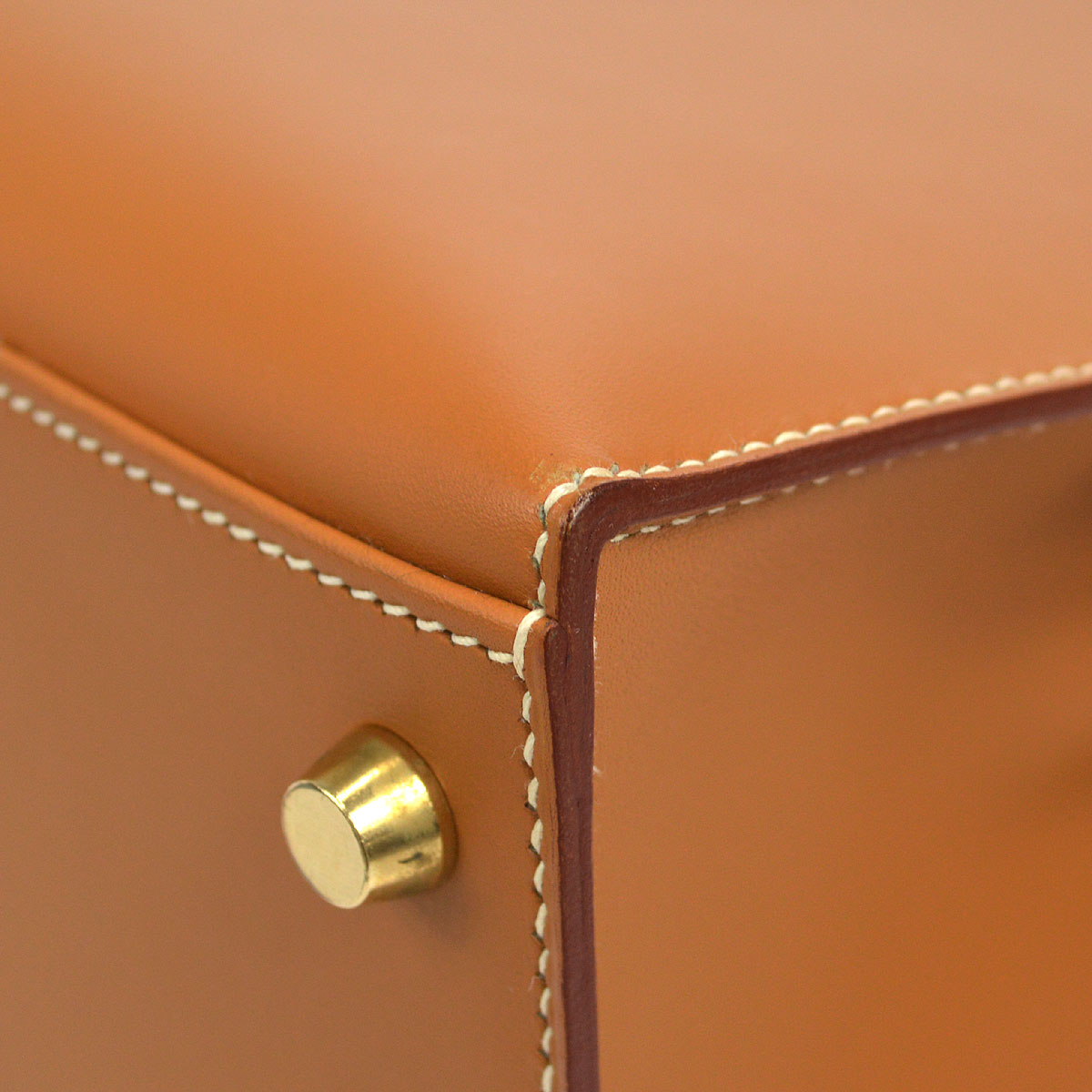 HERMES * 2001 KELLY 28 SELLIER Natural Veau Chamonix