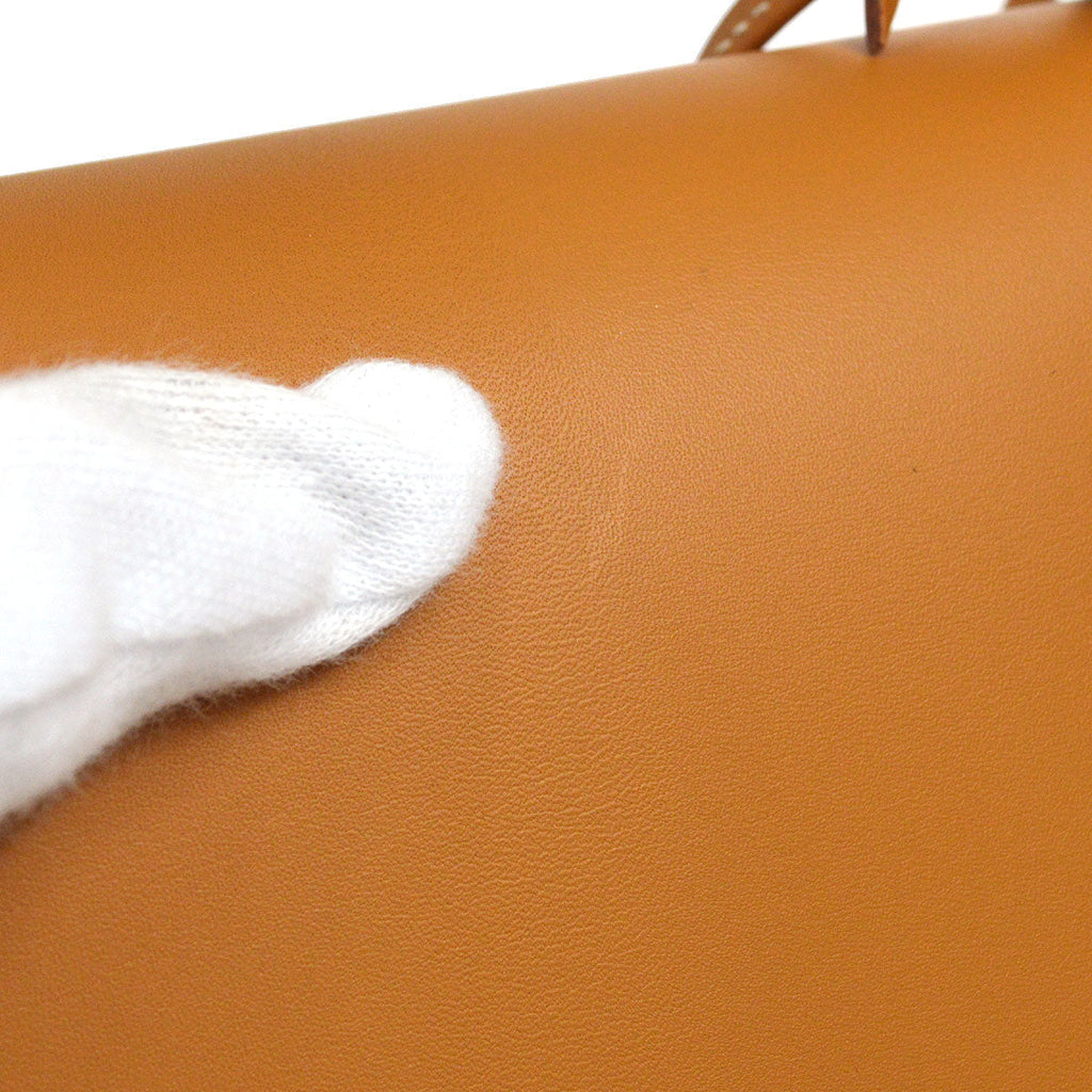 HERMES * 2001 KELLY 28 SELLIER Natural Veau Chamonix