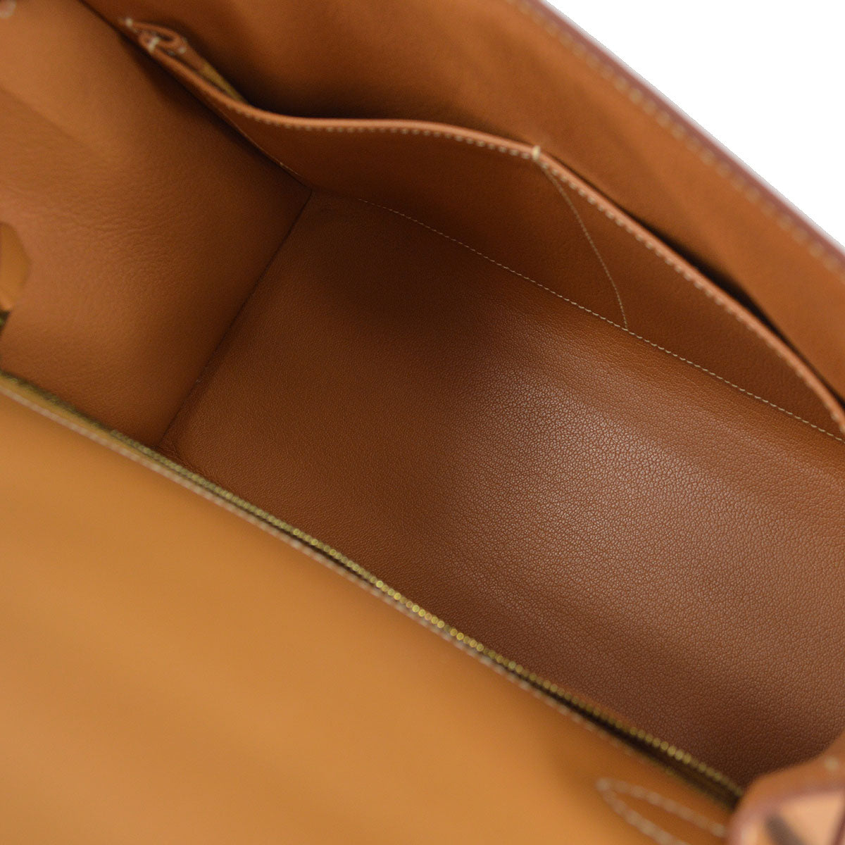 HERMES * 2001 KELLY 28 SELLIER Natural Veau Chamonix