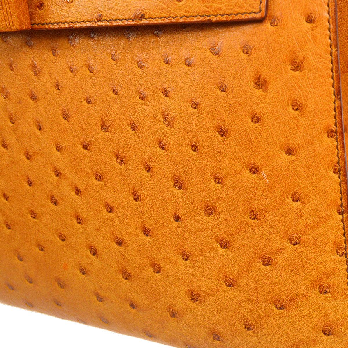 HERMES * 1994 KELLY 32 SELLIER Chestnut Ostrich