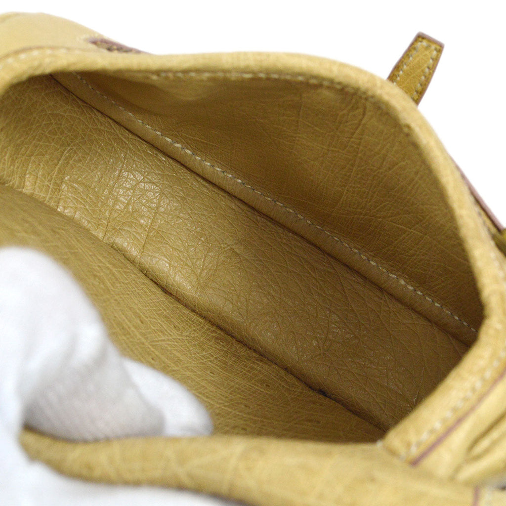 HERMES * 1992 Balle de Golf Blanc Casse Ostrich