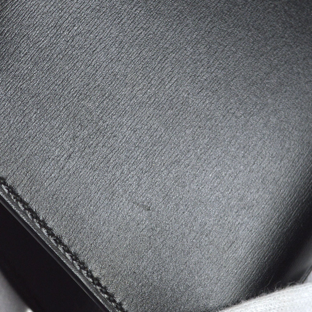 HERMES * 1992 KELLY 15 Black Box Calf