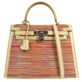HERMES * 1990s KELLY 28 SELLIER Vibrato